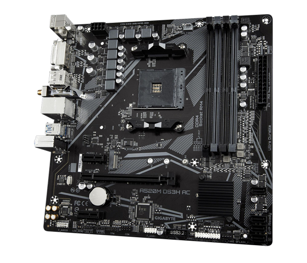 Gigabyte A520M DS3H AC - 1483979 - zdjęcie 2